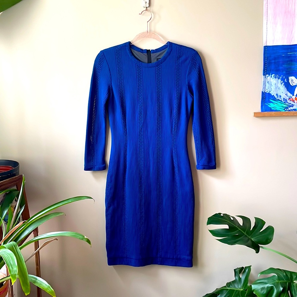 rag & bone blue knit dress